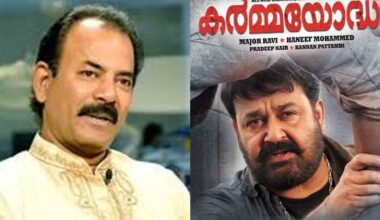 Major Ravi; Poster of Mohanlal-starrer Karmayodha. Photo: Manorama