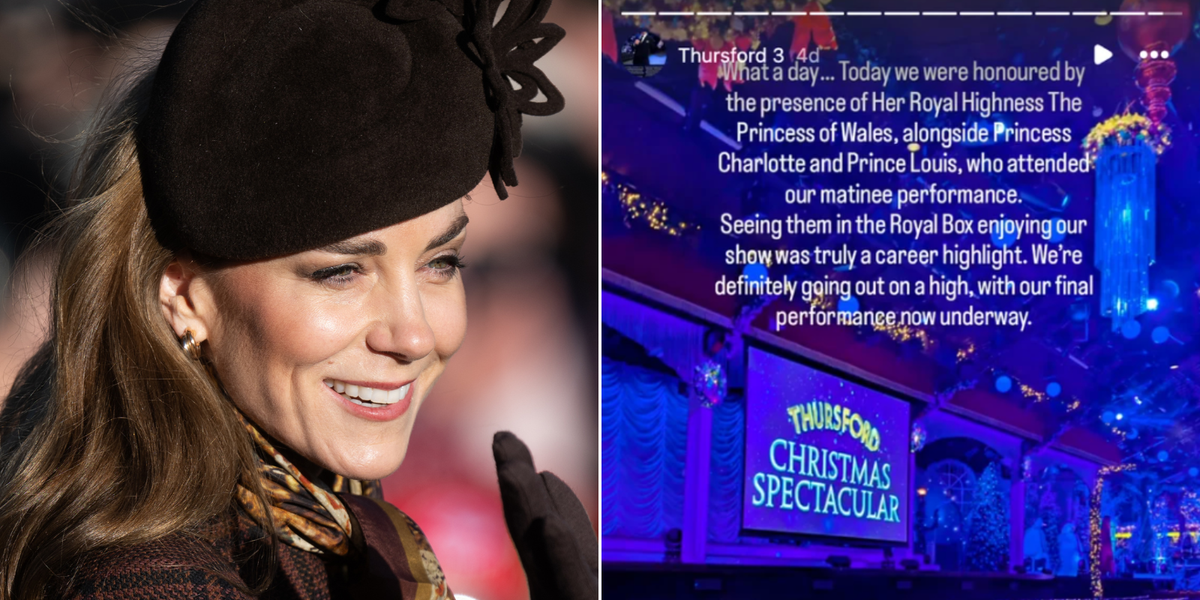 Kate Middleton goes under the radar as she attends festive event with Princess Charlotte and Prince Louis