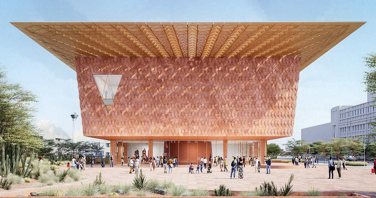 francis kéré plans las vegas art museum with canyon-like interiors