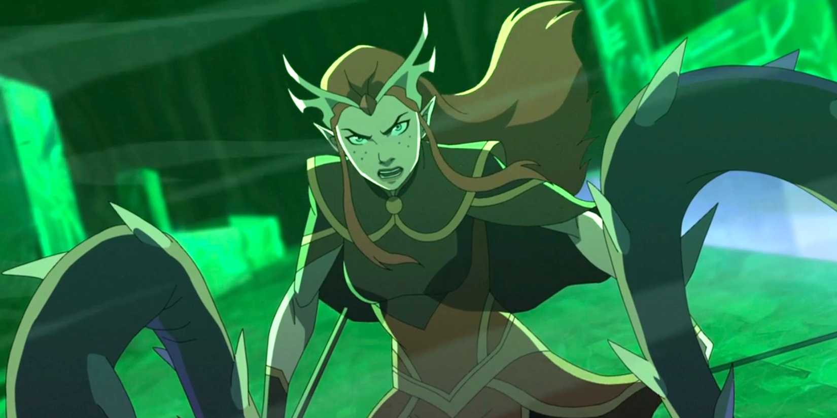 Keyleth looking serious in The Legend of Vox Machina season 3