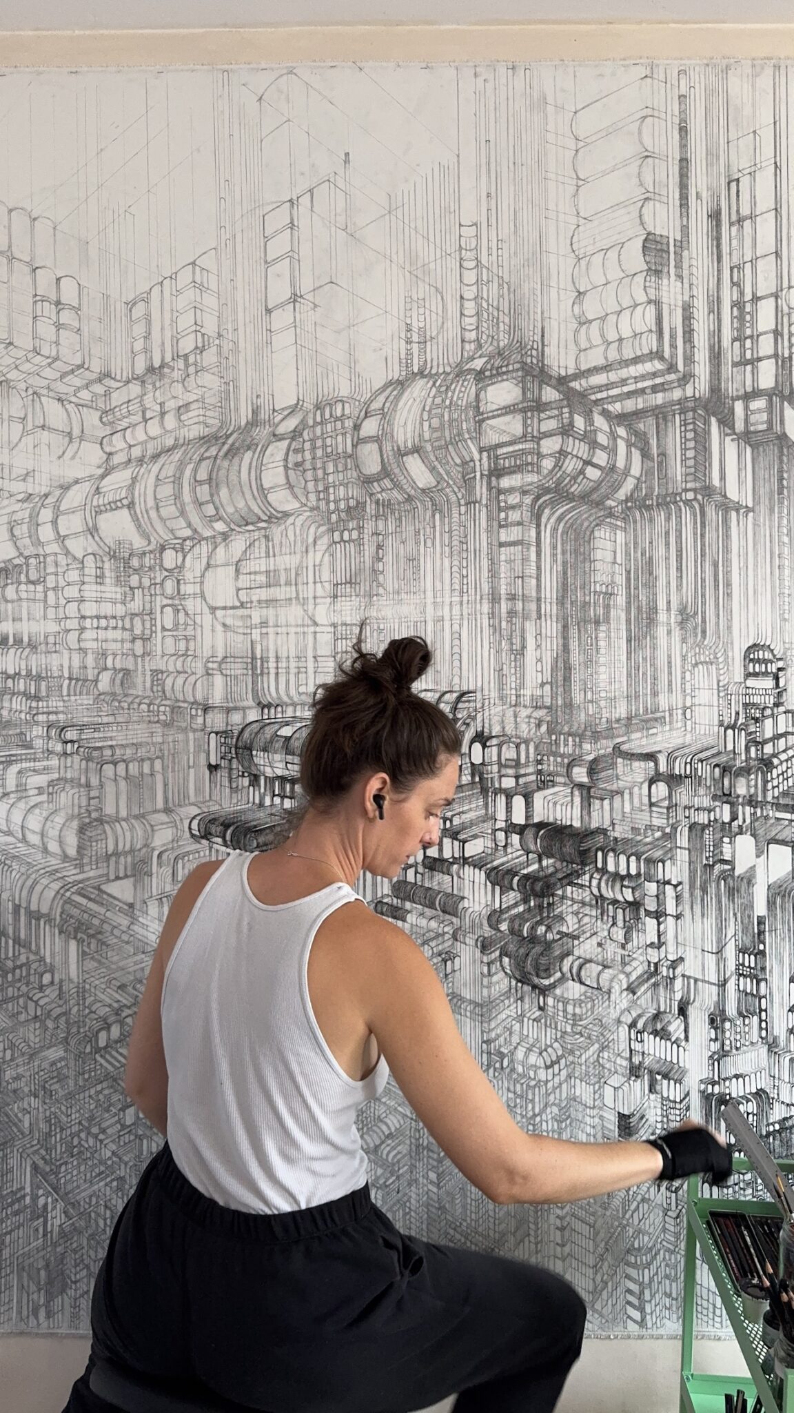 Architectural Drawing by Margritt