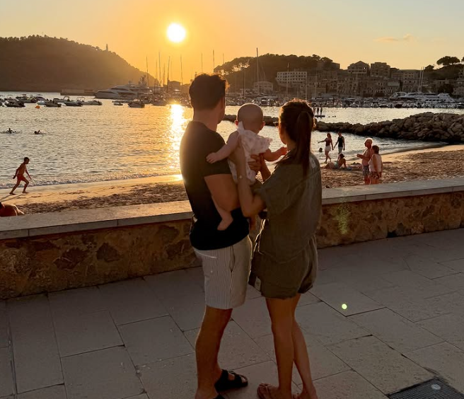 Mark Wright, Michelle Keegan and their daughter Palma