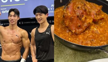 Shinee's Minho and Physical: 100 star Hong Beom-seok place 2nd in Hyrox Singapore doubles, eat chilli crab afterwards