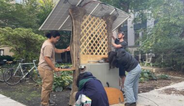 Resurrecting an MIT “learning by doing” tradition: NEET scholars install solar-powered charging station | MIT News