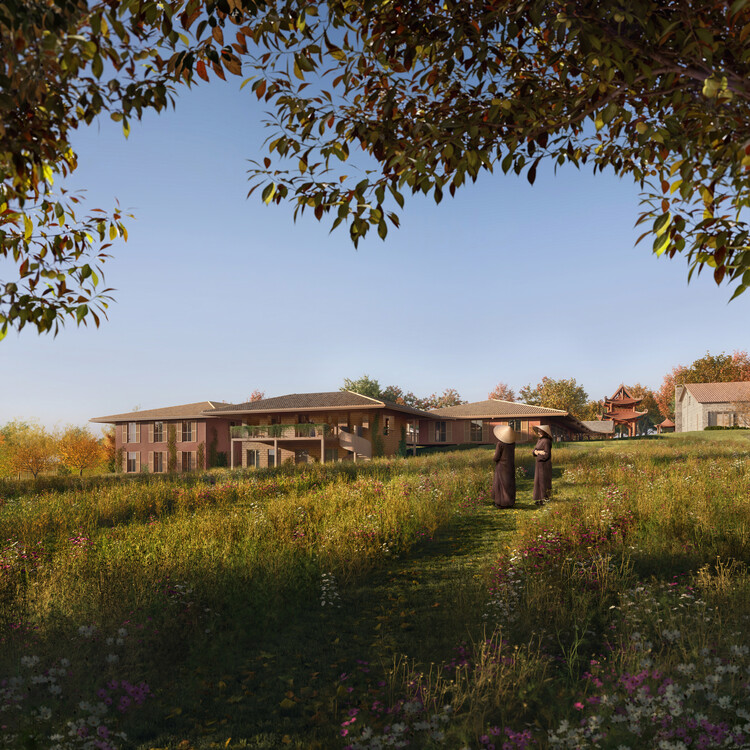 MVRDV Receives Approval for Plum Village Buddhist Monastery Renovations in France - Image 15 of 50