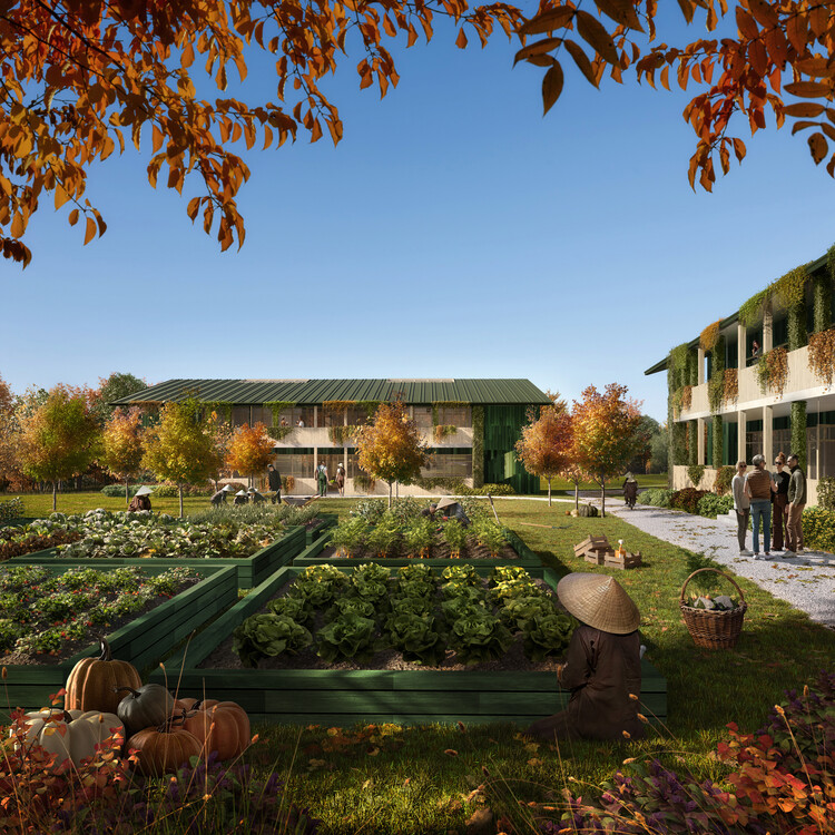 MVRDV Receives Approval for Plum Village Buddhist Monastery Renovations in France - Image 1 of 50