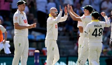 Australia four wickets from Ashes glory as England cling on