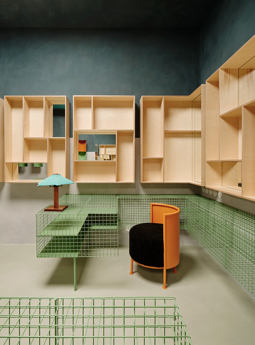 organic marble tables and vibrant hues complete madrid store by lucas y hernández-gil