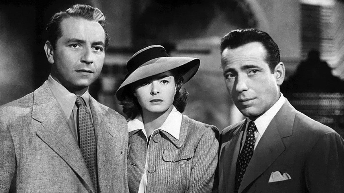 Paul Henreid, Ingrid Bergman, Humphrey Bogart in "Casablanca"