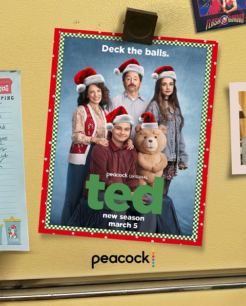 Breaking News - Peacock Releases Premiere Date and First Look Images for Season 2 of "Ted"