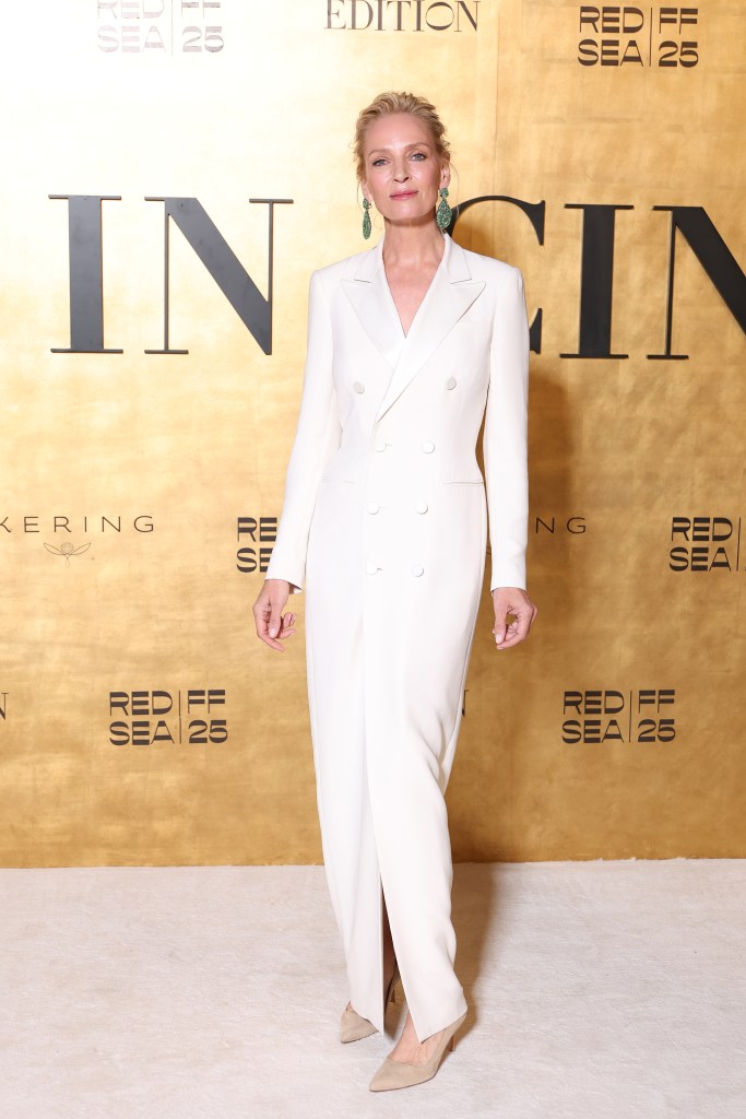 Uma Thurman attends Women In Cinema during Red Sea International Film Festival 2025 