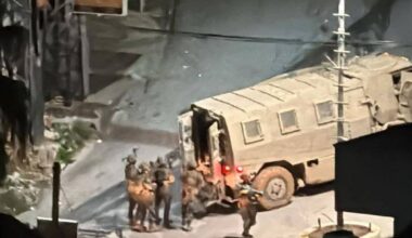 Israeli Paramilitary and Military Attacks Throughout West Bank Thursday |