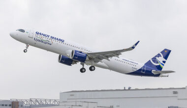 Qanot Sharq first Airbus A321XLR aircraft