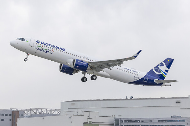Qanot Sharq first Airbus A321XLR aircraft