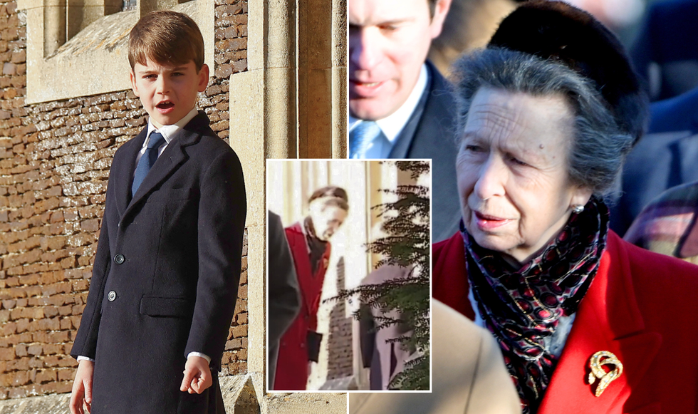 Princess Anne and Prince Louis