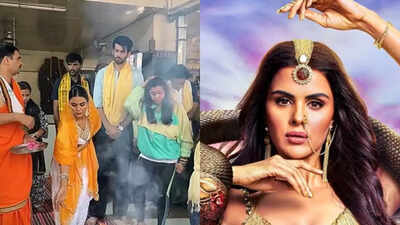 'Naagin 7': Priyanka Chahar Choudhary, Ekta Kapoor, and cast pay a visit to the temple, seeking blessings for the show's successful run
