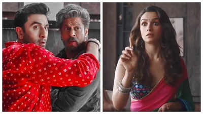 Shah Rukh Khan and Ranbir Kapoor reprise their 'Jawan' and 'Brahmastra' avatars, Alia Bhatt channels 'Rocky Aur Rani' charm in crossover ad