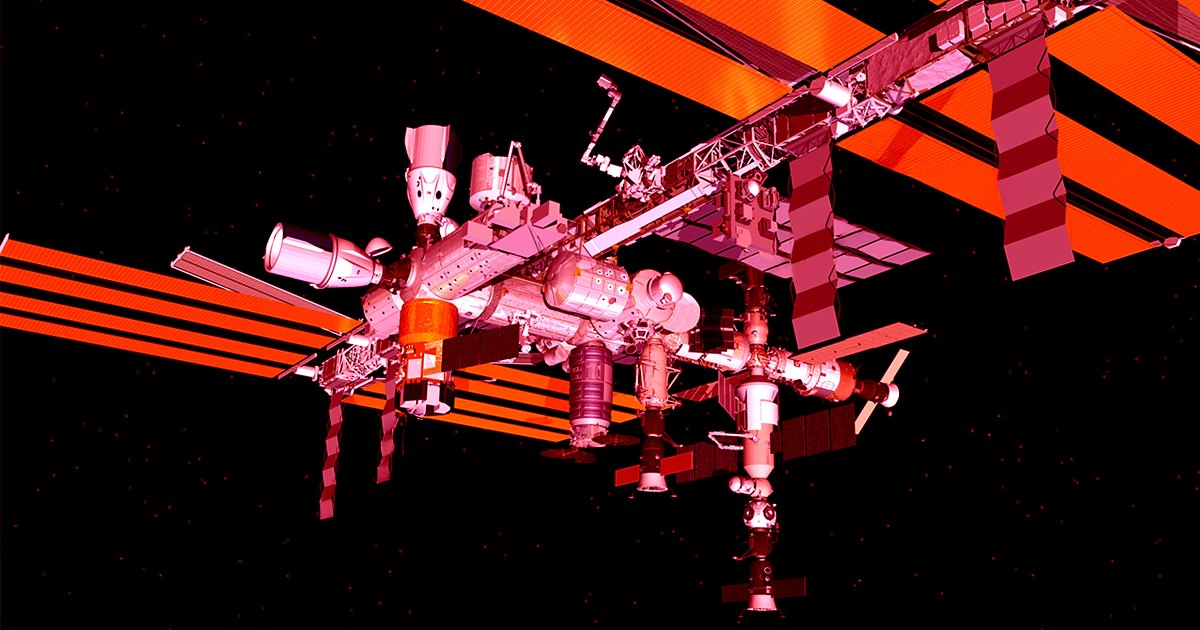 Spacecraft Swarm International Space Station