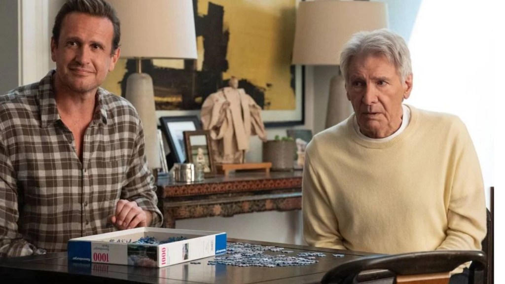 Jason Segel and Harrison Ford in "Shrinking" Season 3 (Apple TV+)