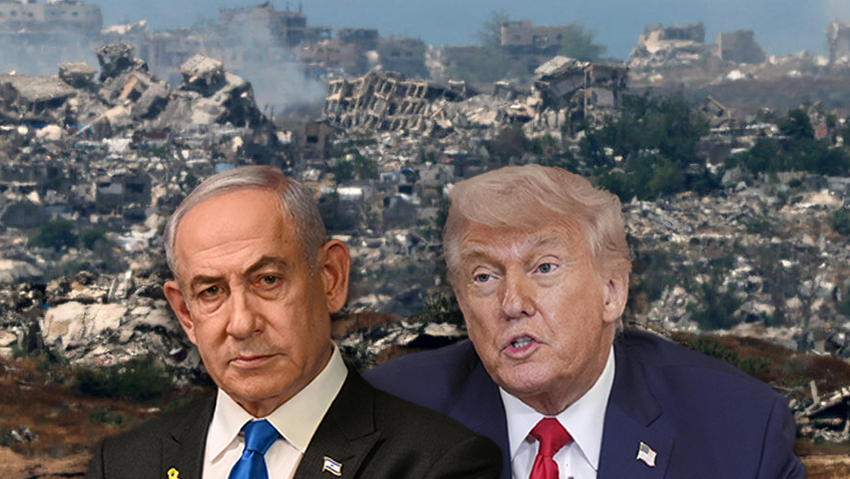Since the war in Gaza, American support for Israel has eroded (Photo: Jack Guez/AFP, Reuters/Evelyn Hockstein, Haim Zach/GPO) ההרס ברצועת עזה לאחר תקיפות צה"ל