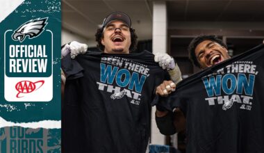Eagles react to winning the NFC East