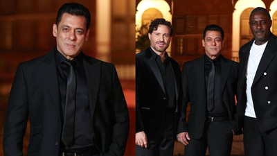 Salman Khan looks dashing as he poses with Idris Elba and Édgar Ramírez at Golden Globes Gala Dinner; reacts to Alia Bhatt’s honour: ‘It's amazing’