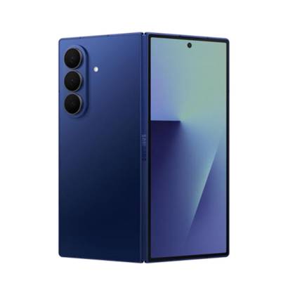 Samsung Galaxy Z Fold 7 on a white background.