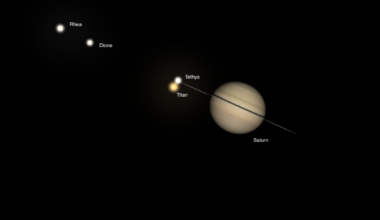 The Sky Today on Tuesday, December 16: Titan and Tethys dance