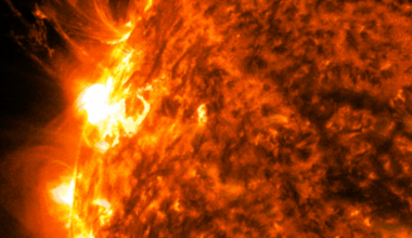 Geomagnetic storm watch issued after powerful solar flare is seen erupting from sun