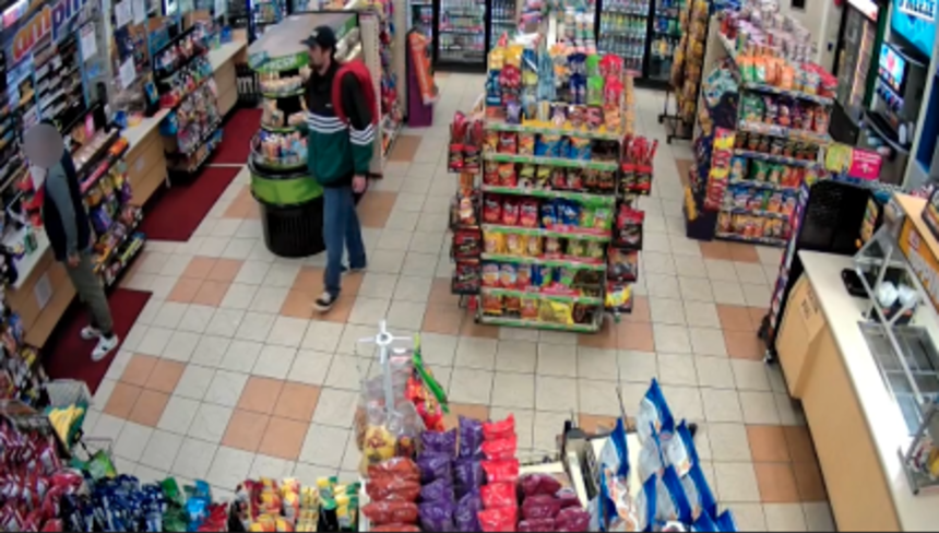 CNN has obtained video of Nick Reiner inside a Los Angeles gas station moments before he was arrested near Exposition Park on Sunday.