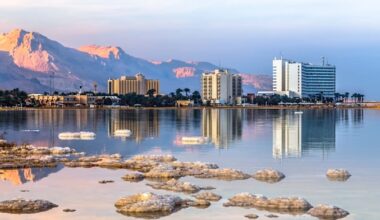 The Dead Sea - the lowest point on Earth  credit: Shuterstock