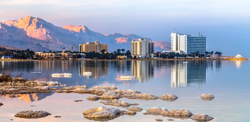 The Dead Sea - the lowest point on Earth  credit: Shuterstock