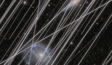 Satellites keep photobombing the Hubble telescope, and it’s getting worse