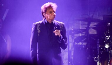 Barry Manilow performing during the Pre-Grammy Gala in February this year at the Beverly Hilton Hotel in Los Angeles, California. Pic: AP