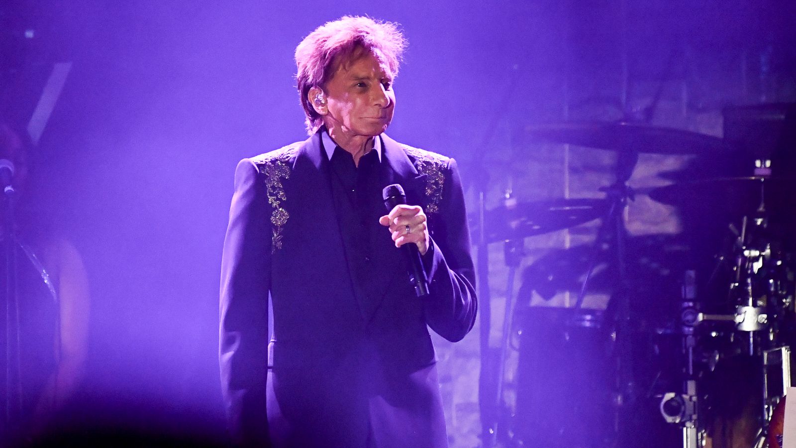 Barry Manilow performing during the Pre-Grammy Gala in February this year at the Beverly Hilton Hotel in Los Angeles, California. Pic: AP
