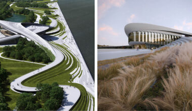 New Art Museum Meanders Across Waterfront Like a Flowing River