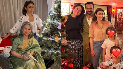 Soha Ali Khan drops festive PICS with Saif Ali Khan, Kareena Kapoor Khan, Sharmila Tagore, Taimur and Jeh: 'Christmas week has officially begun'