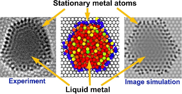 Stationary Metal Atom Diagram