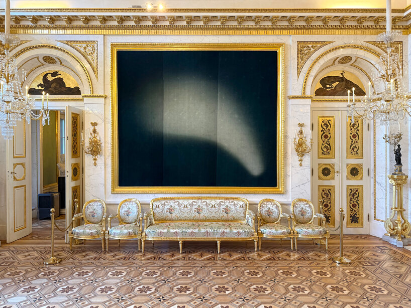 nicolas grospierre’s velvet heliograms are made by months of direct sun exposure