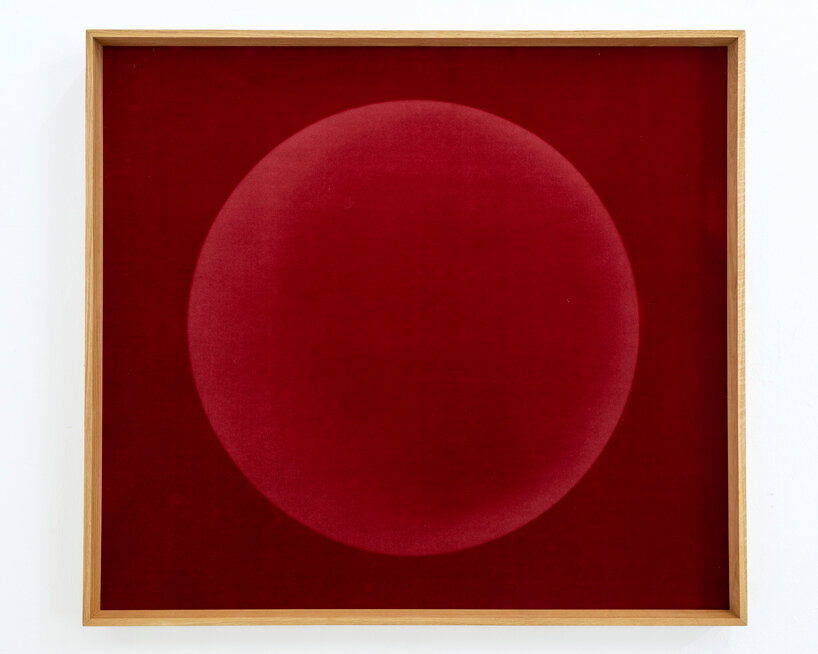 nicolas grospierre’s velvet heliograms are made by months of direct sun exposure