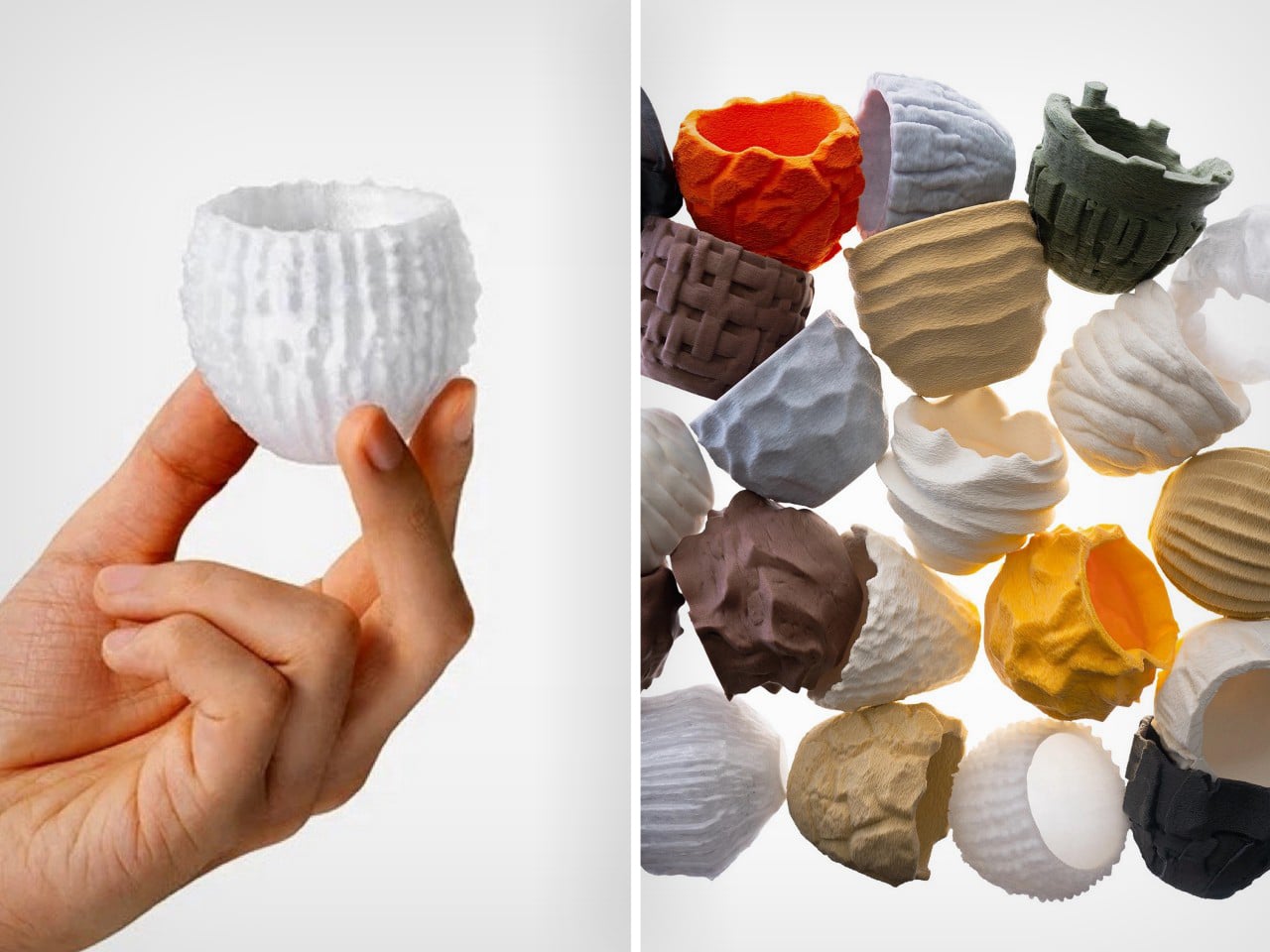 These Ceramic Cups Were Designed And Manufactured Entirely By An Algorithm