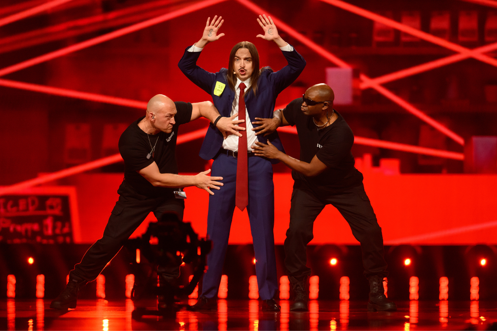 Tommy Cash representing Slovenia in 2025