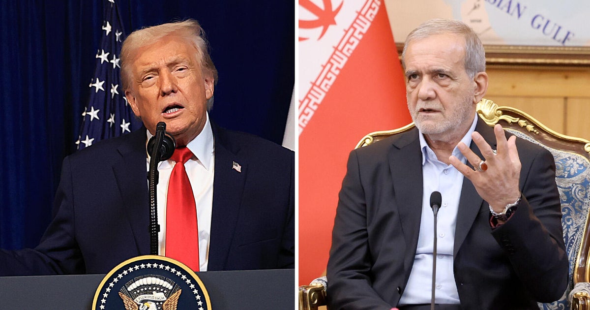 Iran vows harsh response to any attack as Trump says he'd "knock the hell out of them" if nuclear work resumes