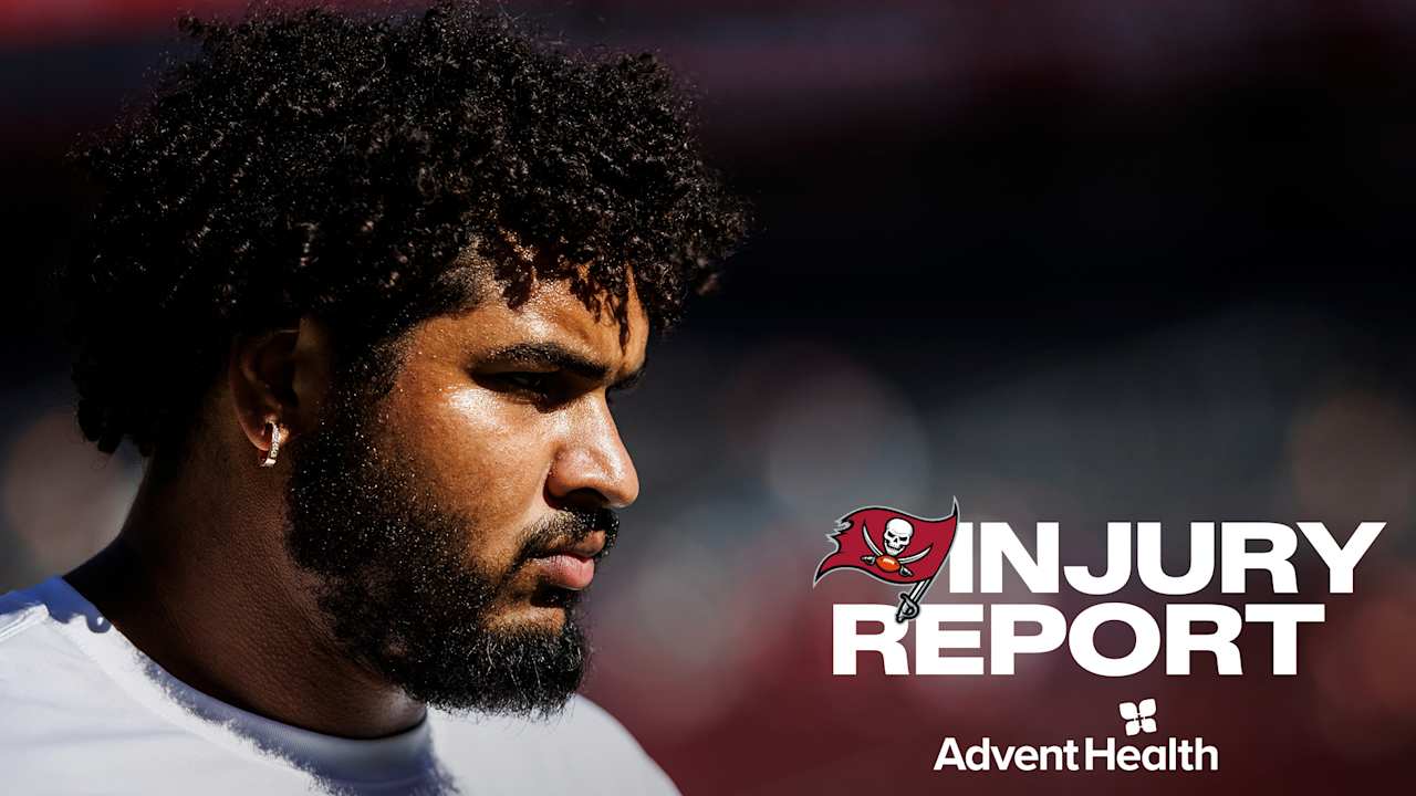 Buccaneers-Dolphins Injury Report Dec.24: Tristan Wirfs, Anthony Nelson Did Not Participate - Tampa Bay Buccaneers