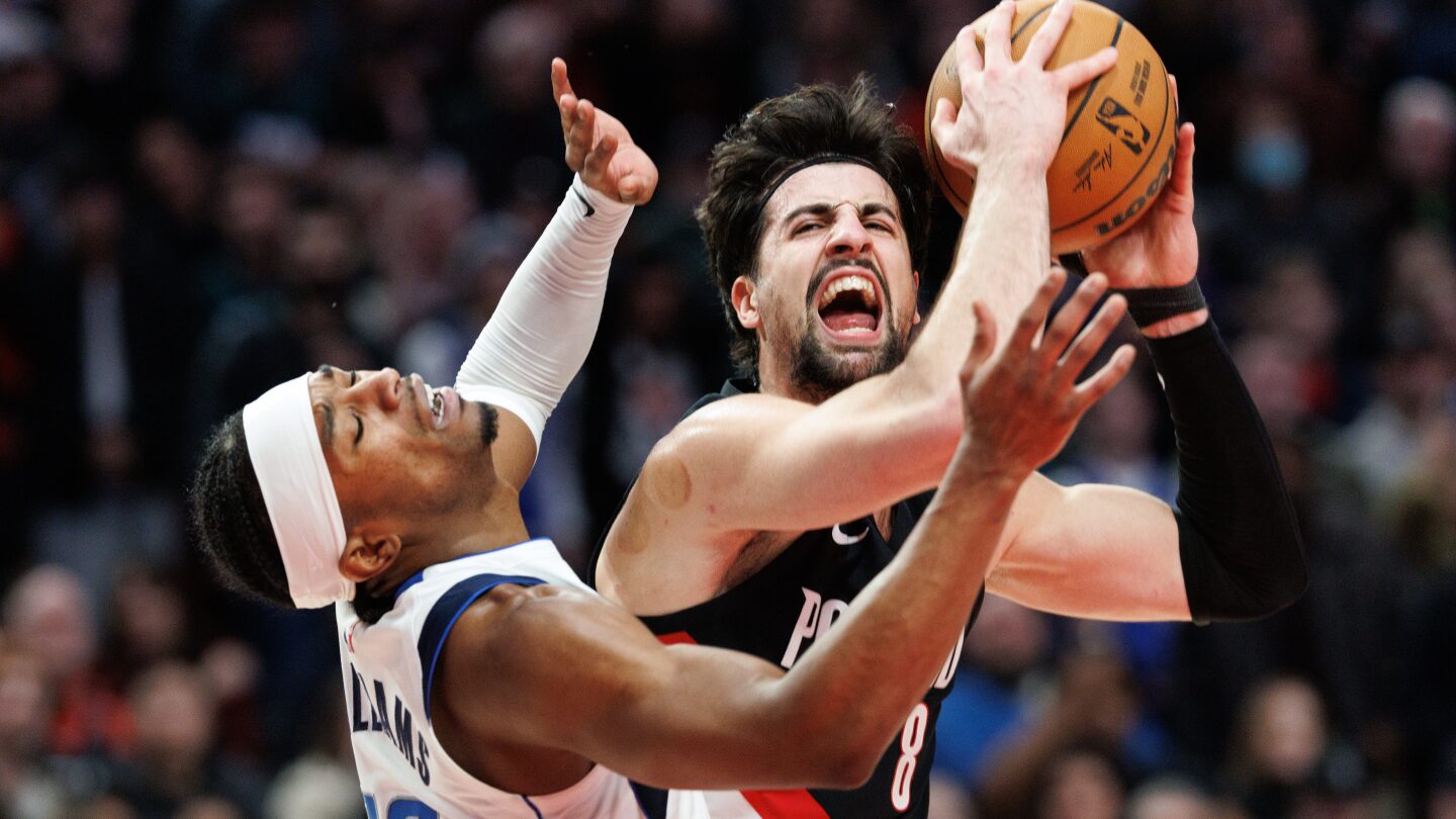 Avdija just shy of triple-double as Trail Blazers hold off Mavericks 125-122