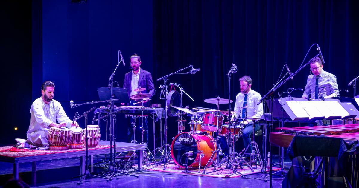 Tabla great Zakir Hussain's last major work in L.A. premiere