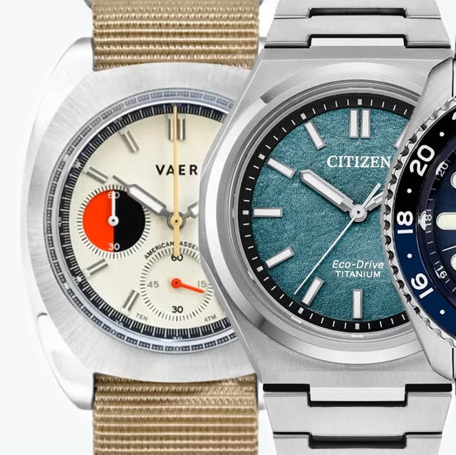 three distinct wristwatches showcasing different designs and features