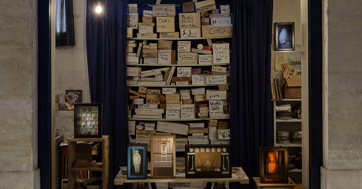 wes anderson rebuilds joseph cornell's studio inside gagosian paris