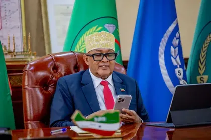 Somaliland President Abdirahman Mohamed Abdullahi.