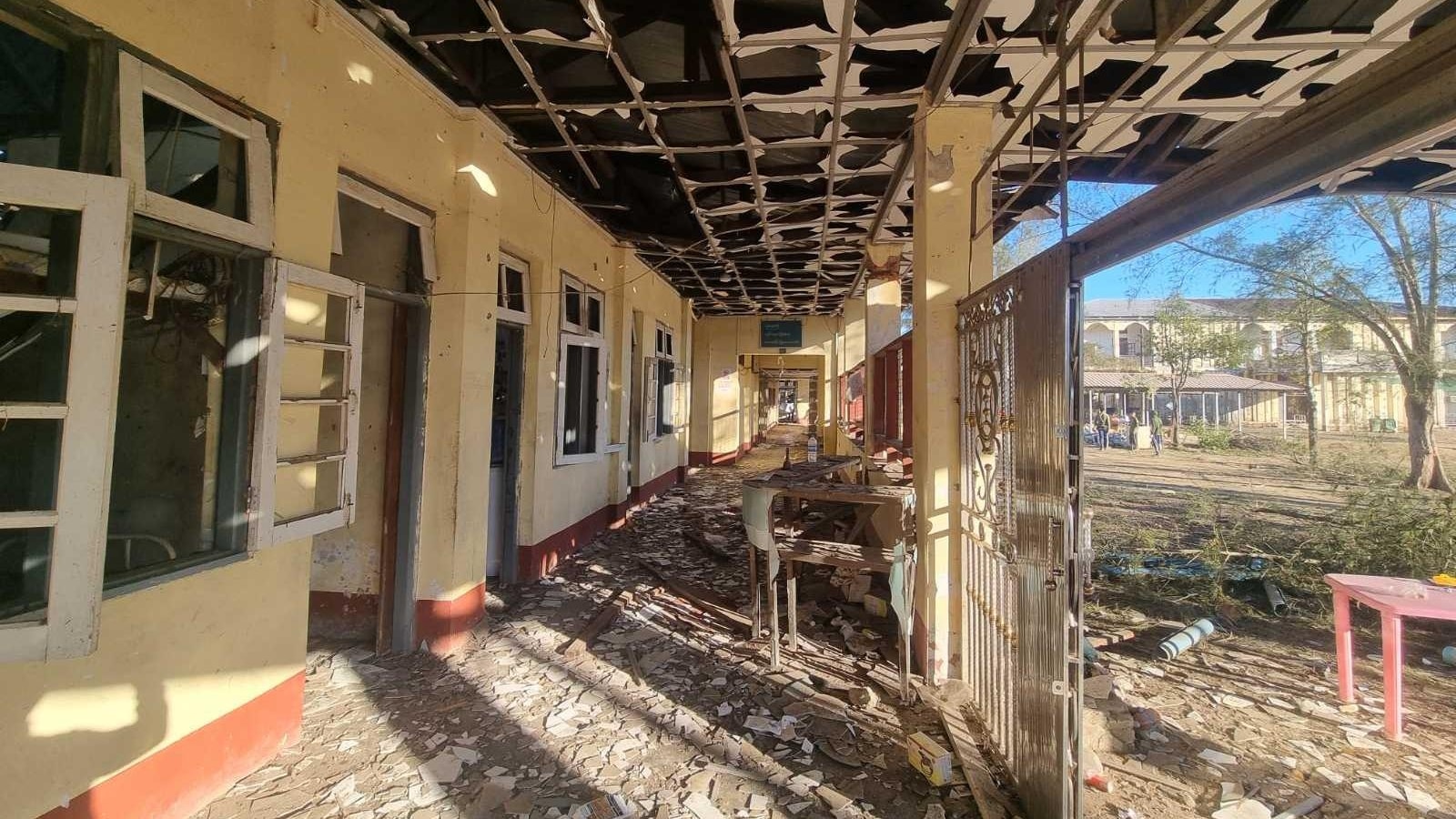 A nighttime airstrike on a hospital leaves 34 dead and 80 injured in Myanmar